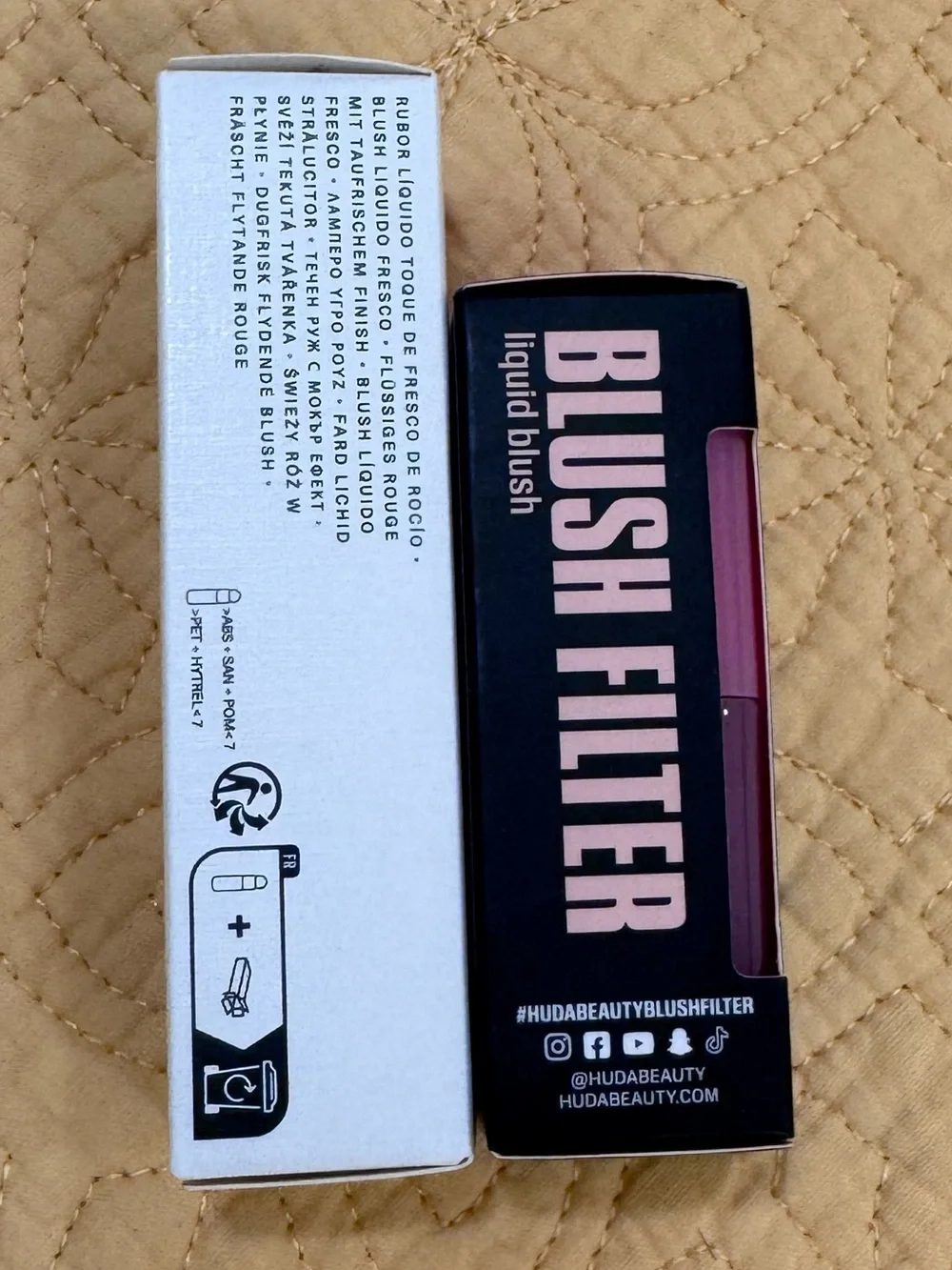 Liquid Blush Bundle - Rare Beauty “Encourage” & HUDA BEAUTY “Bublegum”